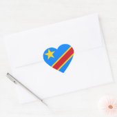 democratisch congo hart sticker (Envelop)