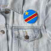 democratisch congo ronde button 5,7 cm (In situ)