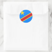 democratisch congo ronde sticker (Tas)