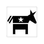 democratisch icoon kunststempel 	rubberstempel (Afrduk)