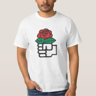 Democratisch socialisme (het eerste en het Roos sy T-shirt