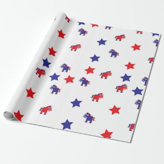 Democratisch verpakkingspapier cadeaupapier