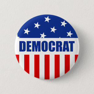 Democratische Button