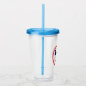 Democratische Donkey Acryl Drinkbeker (Rechts)