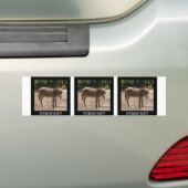 Democratische Donkey Bumpersticker (Op auto)