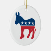 Democratische Donkey Keramisch Ornament (Rechts)