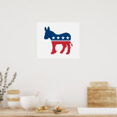 Democratische Donkey Poster (Keuken)