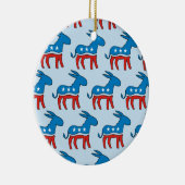Democratische ezel keramisch ornament (Rechts)
