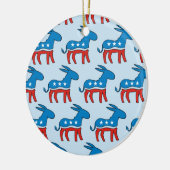 Democratische ezel keramisch ornament (Links)