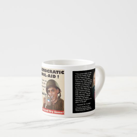 Democratische Kool-Aid Mok weet wat je Drink (Voorkant rechts)