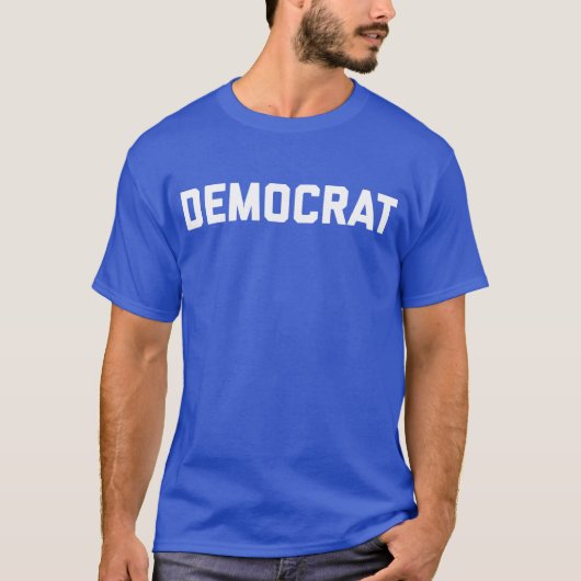 Democratische Mannen T-Shirt (Voorkant)