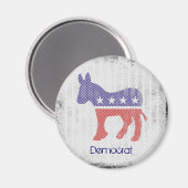 Democratische Partij Donkey Magneet (Voorkant / Achterkant)
