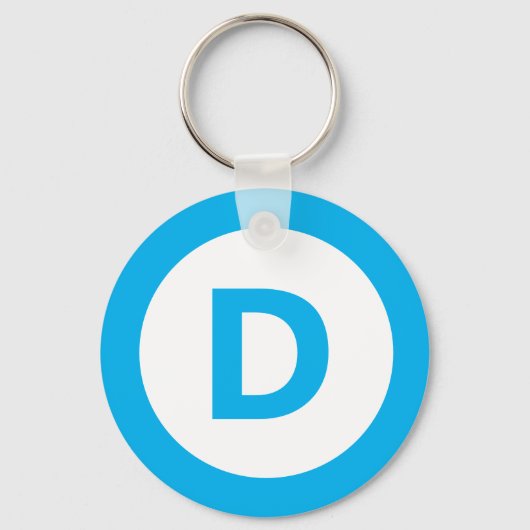 Democratische partij logo sleutelhanger (Voorkant)