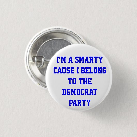 Democratische Partij - Pin Ronde Button 3,2 Cm (Voorkant /achterkant)