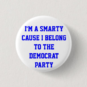 Democratische Partij - Pin Ronde Button 3,2 Cm