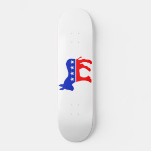 Democratische Partij Politiek Embleem (Donkey) Skateboard
