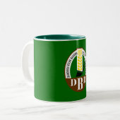 Democratische Partij van de Oost-Duitse Farmer Tweekleurige Koffiemok (Voorkant links)