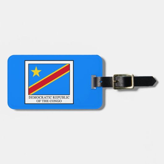 Democratische Republiek Congo Bagagelabel (Voorkant horizontaal)