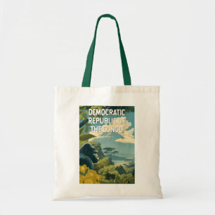 Democratische Republiek Congo Illustratie Tote Bag
