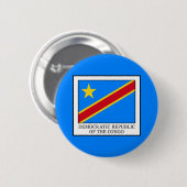 Democratische Republiek Congo Ronde Button 5,7 Cm (Voorkant /achterkant)