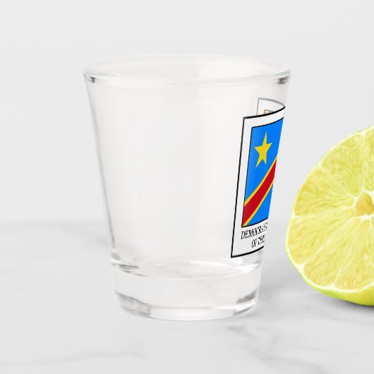 Democratische Republiek Congo Shot Glas (Links)