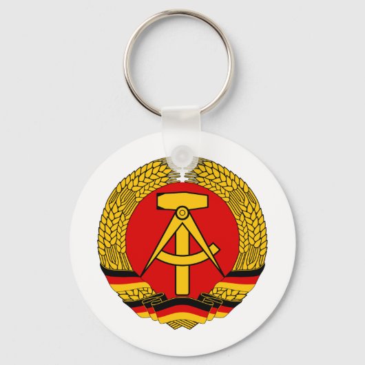 Democratische Republiek Duitsland (DDR) Sleutelhanger (Voorkant)