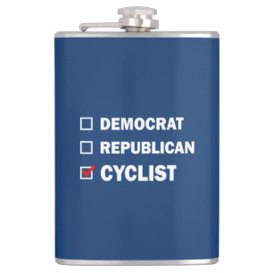 Democratische Republikeinse fietser Heupfles