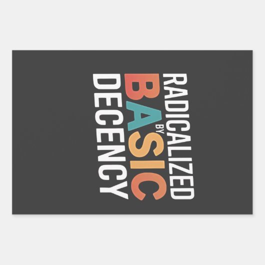 Democratische samenleving geradicaliseerd door bas inpakpapier vel (Voorkant)