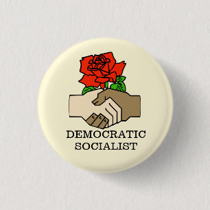Democratische Socialistische Button