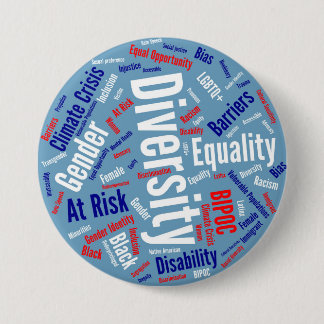 Democratische woorden Button