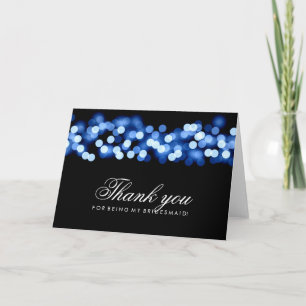 Demoiselle d'honneur Blue Hollywood Glam Merci