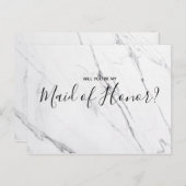 Demoiselle d'honneur de mariage | Carte postale en (Devant / Derrière)