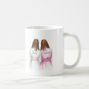 Demoiselle d'honneur ? De tasse vers le bas de Br