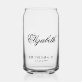 Demoiselle d'honneur personnalisée avec nom person (Recto)