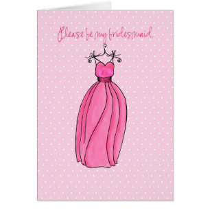 demoiselle d'honneur rose