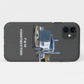 Démolition de la construction du camion Coque gris (Dos (Horizontal))