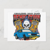 Demolition Derby Briefkaart (Voorkant / Achterkant)