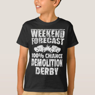 Demolition Derby Crashing Auto's Vernietiging Week T-shirt