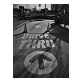 "DEMOLITION DRIVE THRU" FOTO AFDRUK