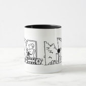 Démolition Entrepreneur Cartoon Mug (Centre)