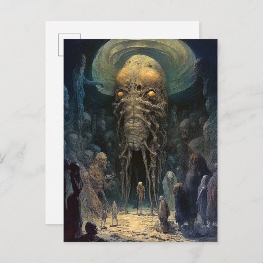 Demon Alien Underworld Briefkaart (Voorkant / Achterkant)