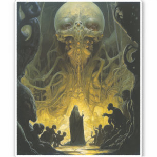 Demon Alien Underworld Sticker