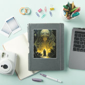 Demon Alien Underworld Sticker (iPad Cover)