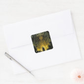 Demon Alien Underworld Vierkante Sticker (Envelop)