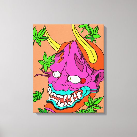 Demon Blossom Canvas Afdruk (Voorkant)
