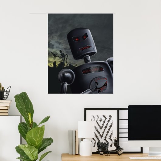 Demon Bots afdrukken Poster (Thuiskantoor)