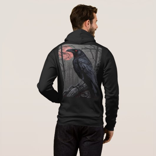 Demon Crow Hoodie (Achterkant volledig)