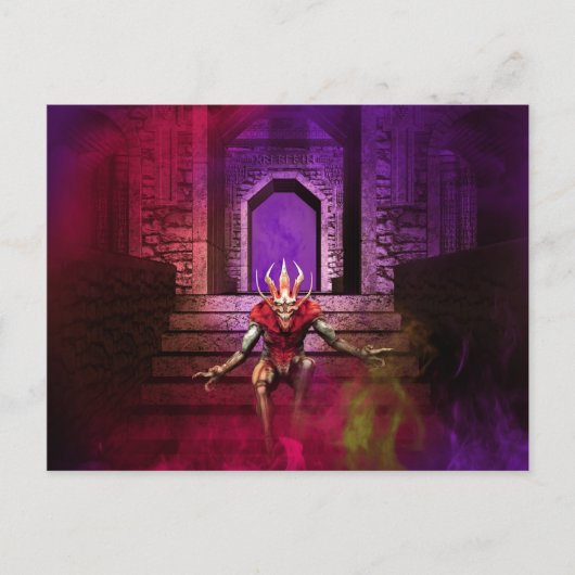 Demon Dance Briefkaart (Voorkant)