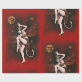  demon Dancer Wrapping Paper Cadeaupapier (Vlak)