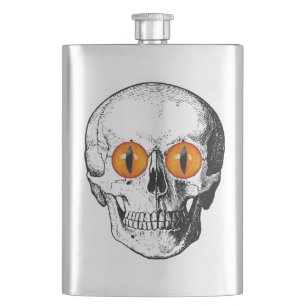 Demon Eyed Skull Flacon